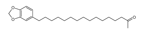 16-(1,3-benzodioxol-5-yl)hexadecan-2-one Structure