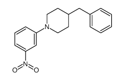4-benzyl-1-(3-nitrophenyl)piperidine结构式