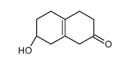 (7S)-7-hydroxy-3,4,5,6,7,8-hexahydro-1H-naphthalen-2-one结构式