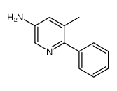 5-methyl-6-phenylpyridin-3-amine结构式