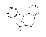 (3S,5S)-3-tert-butyl-5-phenyl-1,5-dihydro-2,4-benzodioxepine结构式