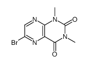 1,3-Dimethyl-6-bromopteridine-2,4(1H,3H)-dione Structure