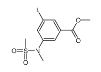 methyl 3-iodo-5-[methyl(methylsulfonyl)amino]benzoate结构式