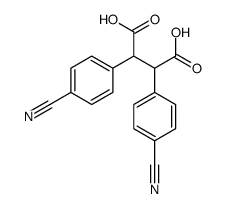 2,3-bis(4-cyanophenyl)butanedioic acid结构式