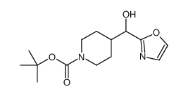 tert-butyl 4-[hydroxy(1,3-oxazol-2-yl)methyl]piperidine-1-carboxylate Structure