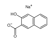 sodium 3-hydroxy-2-naphthoate结构式