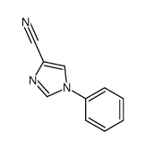 1-Phenyl-1H-imidazole-4-carbonitrile Structure