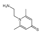 1-(2-aminoethyl)-2,6-dimethylpyridine-4-thione结构式