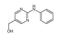 5-Pyrimidinemethanol, 2-(phenylamino)- (9CI) structure