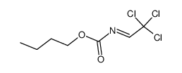 N-butoxycarbonyl-1,1,1-trichloroethaneimine结构式