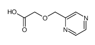 (pyrazin-2-ylmethoxy)-acetic acid Structure