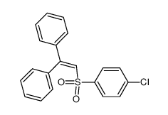 (2-((4-chlorophenyl)sulfonyl)ethene-1,1-diyl)dibenzene Structure