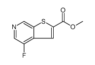 Thieno[2,3-c]pyridine-2-carboxylic acid, 4-fluoro-, methyl ester结构式