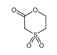 4,4-dioxo-1,4-oxathian-2-one结构式