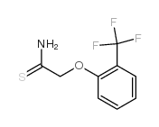 2-[(2-Trifluoromethyl)phenoxy]ethanethioamide Structure
