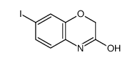 7-碘-2H-苯并[b][1,4]噁嗪-3(4H)-酮结构式