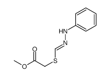 methyl 2-[(phenylhydrazinylidene)methylsulfanyl]acetate Structure