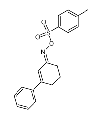 3-phenylcyclohex-2-enone O-tosyloxime结构式