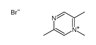 1,2,5-trimethylpyrazin-1-ium,bromide结构式