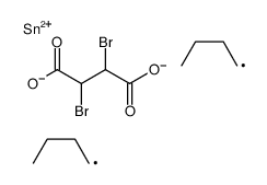 5,6-dibromo-2,2-dibutyl-1,3,2-dioxastannepane-4,7-dione结构式