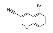 5-Bromo-2H-chromene-3-carbonitrile structure
