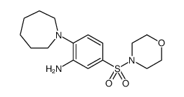 2-AZEPAN-1-YL-5-(MORPHOLIN-4-YLSULFONYL)ANILINE picture