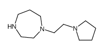 1-(2-pyrrolidin-1-ylethyl)-1,4-diazepane Structure