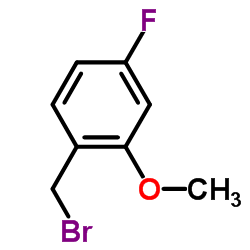 1-(Bromomethyl)-4-fluoro-2-methoxybenzene structure