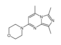 4-(4,6,8-trimethylimidazo[1,5-a]pyrimidin-2-yl)morpholine结构式