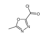 5-Methyl-1,3,4-oxadiazole-2-carbonyl chloride structure