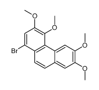 1-bromo-3,4,6,7-tetramethoxyphenanthrene Structure