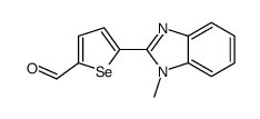 5-(1-methylbenzimidazol-2-yl)selenophene-2-carbaldehyde结构式