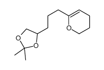 6-[3-(2,2-dimethyl-1,3-dioxolan-4-yl)propyl]-3,4-dihydro-2H-pyran Structure