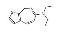 N,N-diethyl-8H-thieno[2,3-c]azepin-6-amine结构式