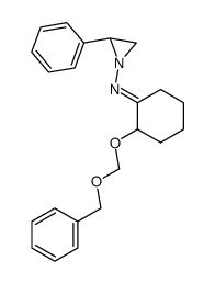 2-((benzyloxy)methoxy)-N-(2-phenylaziridin-1-yl)cyclohexan-1-imine结构式