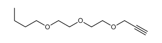 1-[2-(2-prop-2-ynoxyethoxy)ethoxy]butane Structure
