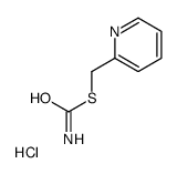 S-(pyridin-2-ylmethyl) carbamothioate,hydrochloride Structure