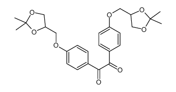 1,2-bis[4-[(2,2-dimethyl-1,3-dioxolan-4-yl)methoxy]phenyl]ethane-1,2-dione Structure