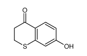 7-Hydroxy-2,3-dihydro-4H-thiochromen-4-one Structure