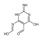 N-(2-amino-5-formyl-4-oxo-1H-pyrimidin-6-yl)formamide结构式