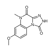 7-Methoxy-5-methyl-2H,5H-[1,2,4]triazolo[4,3-a]quinoxaline-1,4-dione结构式
