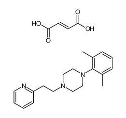 1-(2,6-Dimethyl-phenyl)-4-(2-pyridin-2-yl-ethyl)-piperazine; compound with (E)-but-2-enedioic acid Structure