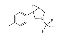 1-(4-methylphenyl)-3-(trifluoromethyl)-3-azabicyclo[3.1.0]hexane结构式