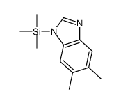 (5,6-dimethylbenzimidazol-1-yl)-trimethylsilane Structure