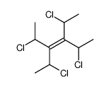 2,5-dichloro-3,4-bis(1-chloroethyl)hex-3-ene结构式