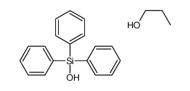 hydroxy(triphenyl)silane,propan-1-ol结构式