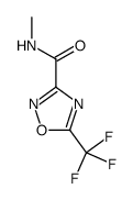 N-methyl-5-(trifluoromethyl)-1,2,4-oxadiazole-3-carboxamide结构式