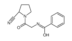 N-[2-[(2S)-2-cyanopyrrolidin-1-yl]-2-oxoethyl]benzamide Structure