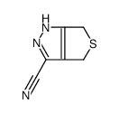 4,6-dihydro-1H-thieno[3,4-c]pyrazole-3-carbonitrile Structure