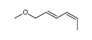 1-methoxyhexa-2,4-diene Structure